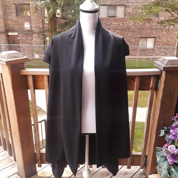 Fashion Nova The Black Great Escape Jacket Cape 3X - Picture 2 of 8